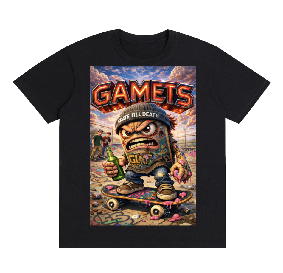 Gamets crew T-shirt design